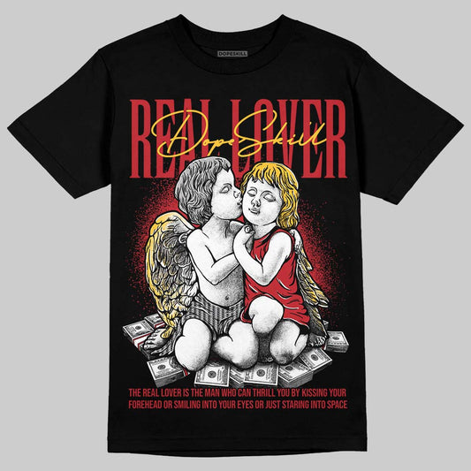 Jordan 14 Retro Ferrari (2025) DopeSkill T-Shirt Real Lover Graphic Streetwear - Black
