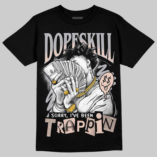 Asics Gel-1130 ‘Oyster Grey’ DopeSkill T-Shirt Sorry I've Been Trappin Graphic Streetwear - black