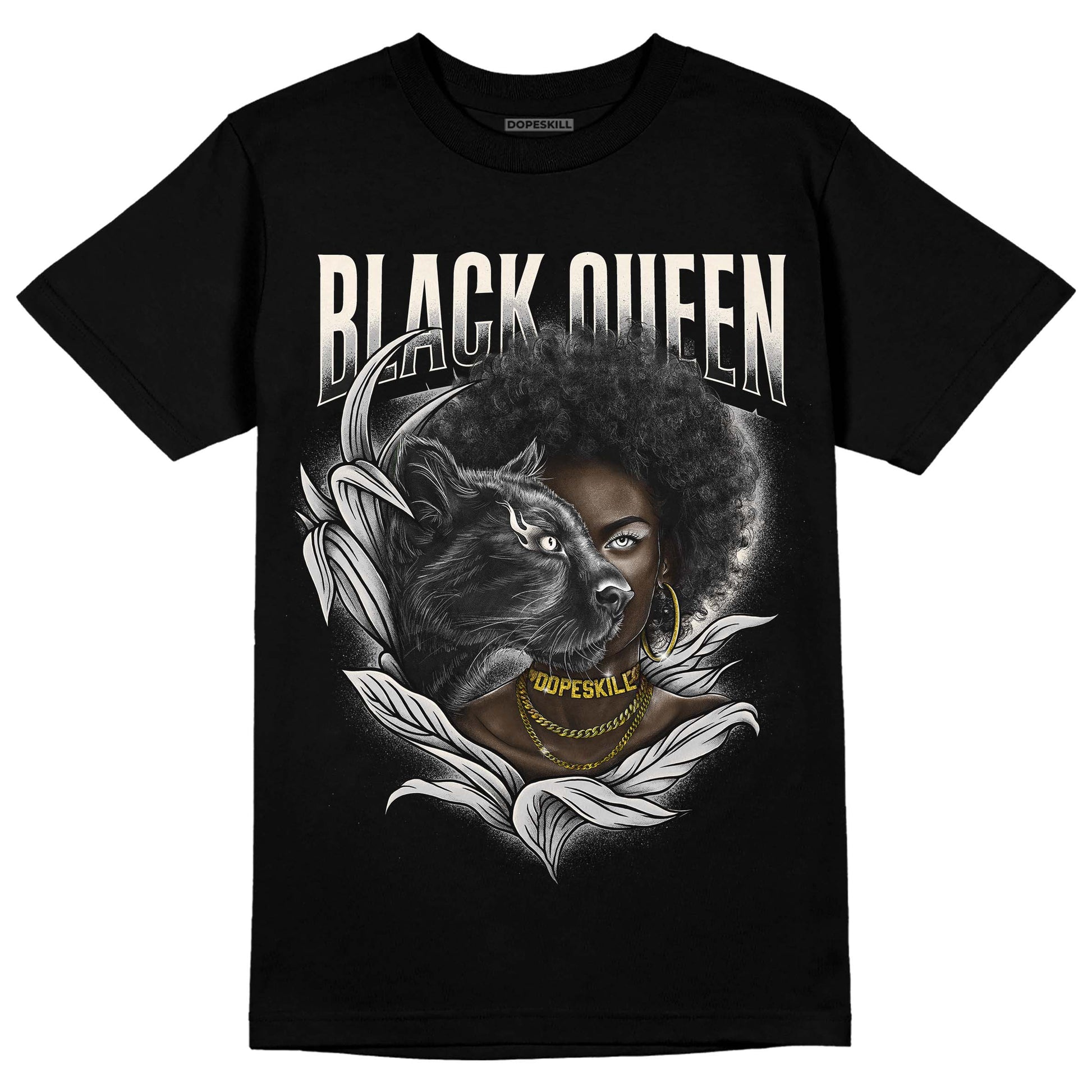 Jordan 3 “Off Noir” DopeSkill T-Shirt New Black Queen Graphic Streetwear - Black