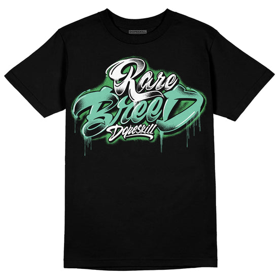 Jordan 1 High OG Green Glow DopeSkill T-Shirt Rare Breed Type Graphic Streetwear - Black