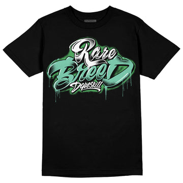 Jordan 1 High OG Green Glow DopeSkill T-Shirt Rare Breed Type Graphic Streetwear - Black