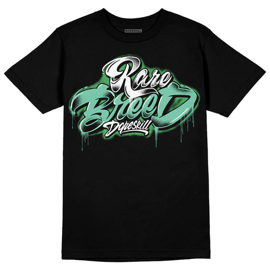 Jordan 1 High OG Green Glow DopeSkill T-Shirt Rare Breed Type Graphic Streetwear - Black