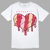 Dunk Low PRM Bacon DopeSkill T-Shirt Slime Drip Heart Graphic Streetwear - White