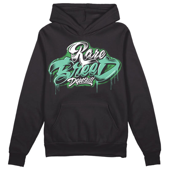 Jordan 1 High OG Green Glow DopeSkill Hoodie Sweatshirt Rare Breed Type Graphic Streetwear - Black