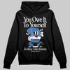 Jordan 12 “Blueberry” DopeSkill Hoodie Sweatshirt Owe It To Yourself Graphic Streetwear - Black