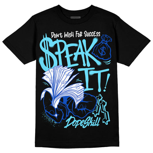 Dunk Low Argon DopeSkill T-Shirt Speak It Graphic Streetwear - Black