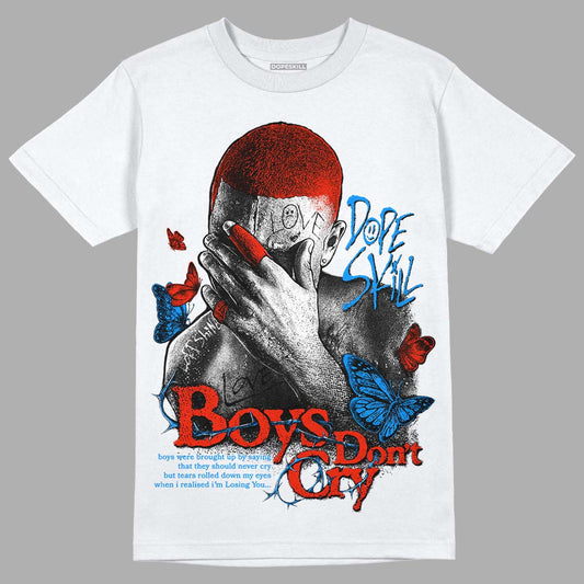 Jordan 6 Retro Toro Bravo DopeSkill T-Shirt Boys Don't Cry Graphic Streetwear - White