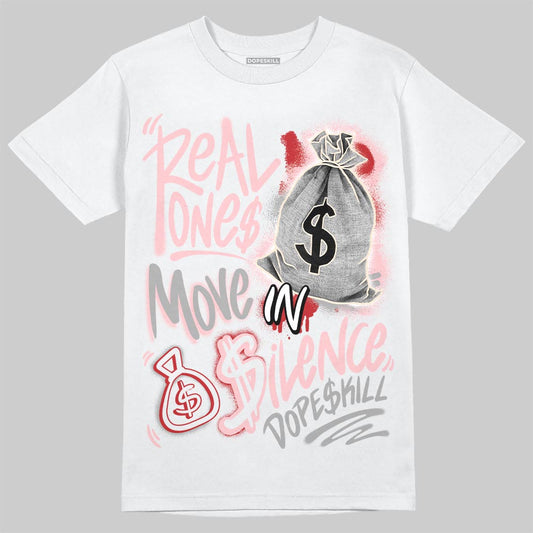 ASICS Gel-Nimbus 10.1 Strawberry DopeSkill T-Shirt Real Ones Move In Silence Graphic Streetwear - White