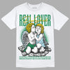 Jordan 5 “Lucky Green” DopeSkill T-Shirt Real Lover Graphic Streetwear - White