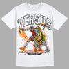 Jordan 4 Thunder DopeSkill T-Shirt VERSUS Graphic Streetwear - White