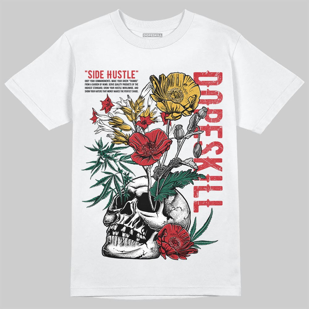 Jordan 3 Mexico 'El Vuelo' DopeSkill T-Shirt Side Hustle Graphic Streetwear - White 