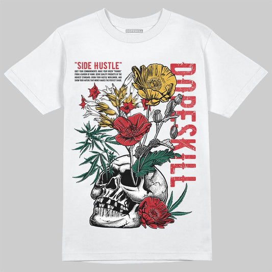 Jordan 3 Mexico 'El Vuelo' DopeSkill T-Shirt Side Hustle Graphic Streetwear - White 