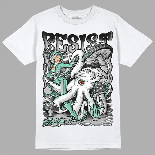 Jordan 3 "Green Glow" DopeSkill T-Shirt Resist Graphic Streetwear - White 