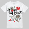 Jordan 1 Retro Low OG Year of the Snake (2025) DopeSkill T-Shirt New Love Heals Graphic Streetwear - White