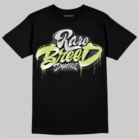 Jordan 4 GS “Light Lemon Twist” DopeSkill T-Shirt Rare Breed Type Graphic Streetwear - Black