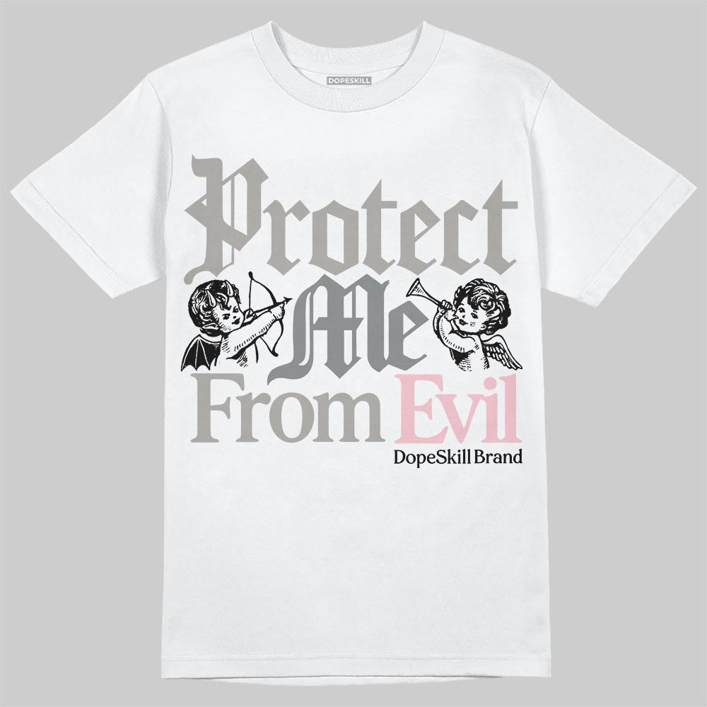Air Max 95 OG “Pink Foam” DopeSkill T-Shirt Protect Me From Evil Graphic Streetwear - WHite