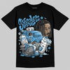 Jordan 11 Low University Blue DopeSkill T-Shirt Stressless Graphic Streetwear - Black