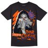 Dunk Low Futura Orange Blaze DopeSkill T-Shirt NPC Graphic Streetwear - Black