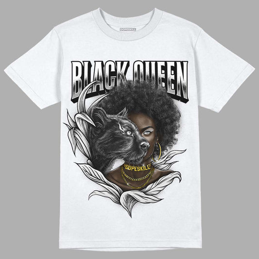 Dunk Low ‘Pure Platinum’ DopeSkill T-Shirt New Black Queen Graphic Streetwear - White