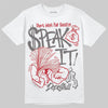 New Balance 1906R Silver Classic Crimson DopeSkill T-Shirt Speak It Graphic Streetwear - White