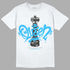 Jordan 2 Low "University Blue" DopeSkill T-Shirt Queen Chess Graphic Streetwear - White