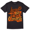 Jordan 12 Retro Brilliant Orange DopeSkill T-Shirt LOVE Graphic Streetwear - Black