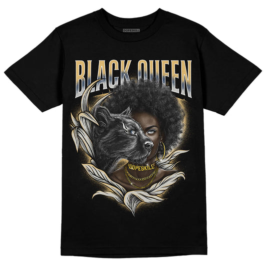 A Ma Maniere x Jordan 5 Dawn “Photon Dust” DopeSkill T-Shirt New Black Queen Graphic Streetwear - Black