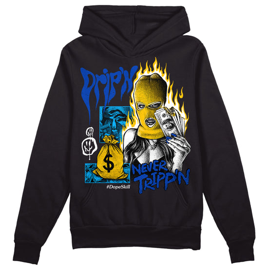 Jordan 14 “Laney” DopeSkill Hoodie Sweatshirt Drip'n Never Tripp'n Graphic Streetwear - Black