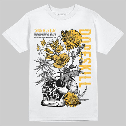 Jordan 5 'Tokyo' DopeSkill T-Shirt Side Hustle Graphic Streetwear - White 