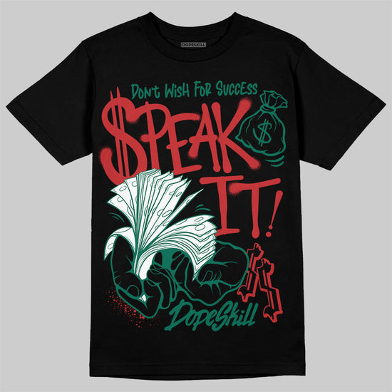 Jordan 5 ‘El Grito’ DopeSkill T-Shirt Speak It Graphic Streetwear - Black