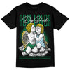 Jordan 5 “Lucky Green” DopeSkill T-Shirt Real Lover Graphic Streetwear - Black