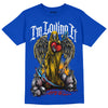 Jordan 14 “Laney” DopeSkill Varsity Royal T-Shirt New I'm Loving It Graphic Streetwear