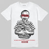 Jordan 4 “Sierra Red" DopeSkill T-Shirt Scared Money Don't Make No Money Graphic Streetwear - White