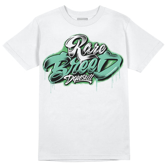 Jordan 1 High OG Green Glow DopeSkill T-Shirt Rare Breed Type Graphic Streetwear - White