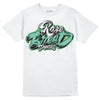 Jordan 1 High OG Green Glow DopeSkill T-Shirt Rare Breed Type Graphic Streetwear - White