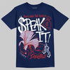 Jordan 6 Retro 'White And Midnight Navy' DopeSkill Navy T-shirt Speak It Graphic Streetwear