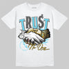 Jordan 11 Retro Gamma Blue (2025) DopeSkill T-Shirt Trust No One Graphic Streetwear - White