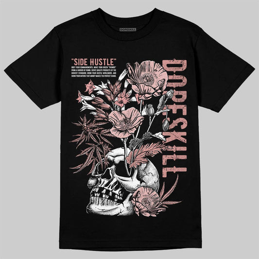 Jordan 40 “Dusty Rose” DopeSkill T-Shirt Side Hustle Graphic Streetwear - Black