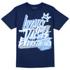 Jordan 5 Midnight Navy DopeSkill Navy T-Shirt LOVE Graphic Streetwear