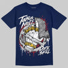 Jordan 12 Retro French Blue (2025) DopeSkill T-Shirt Takin No L's Graphic Streetwear - Navy