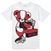 Jordan 12 “Red Taxi” DopeSkill T-Shirt Sneakerhead BEAR Graphic Streetwear - WHite