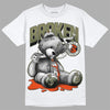 Olive Sneakers DopeSkill T-Shirt Sick Bear Graphic Streetwear - White