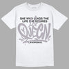 Jordan 2 Cement Grey DopeSkill T-Shirt Queen Graphic Streetwear - White