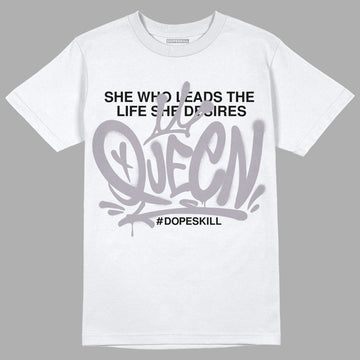 Jordan 2 Cement Grey DopeSkill T-Shirt Queen Graphic Streetwear - White