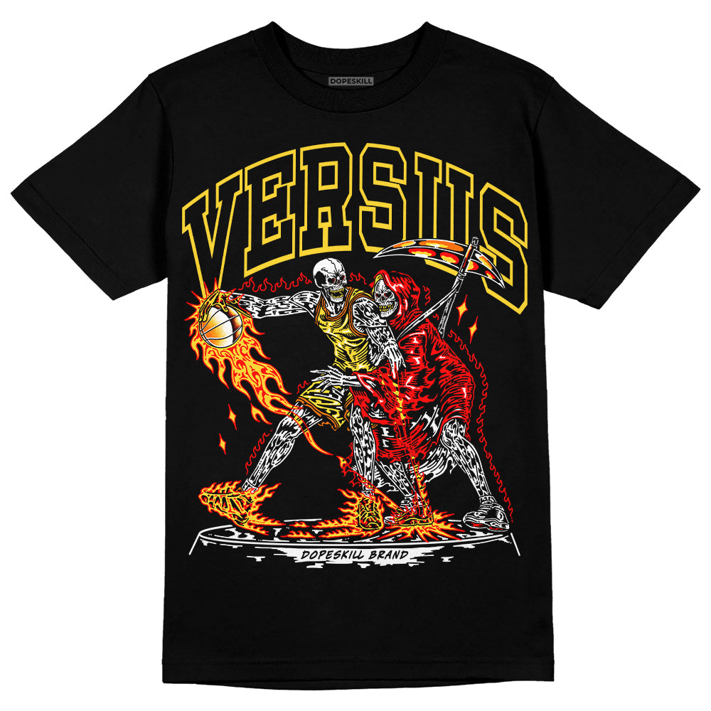 Jordan 4 Thunder DopeSkill T-Shirt VERSUS Graphic Streetwear - Black