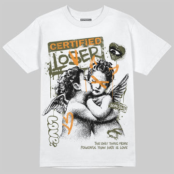 Jordan 5 "Olive" DopeSkill T-Shirt Certified Lover Graphic Streetwear - White