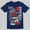 Jordan 11 “Rare Air” DopeSkill T-Shirt Side Hustle Graphic Streetwear - navy