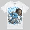 Jordan 11 Low University Blue DopeSkill T-Shirt Stressless Graphic Streetwear - White 