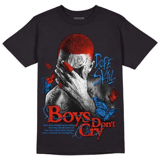 Jordan 6 Retro Toro Bravo DopeSkill T-Shirt Boys Don't Cry Graphic Streetwear - Black