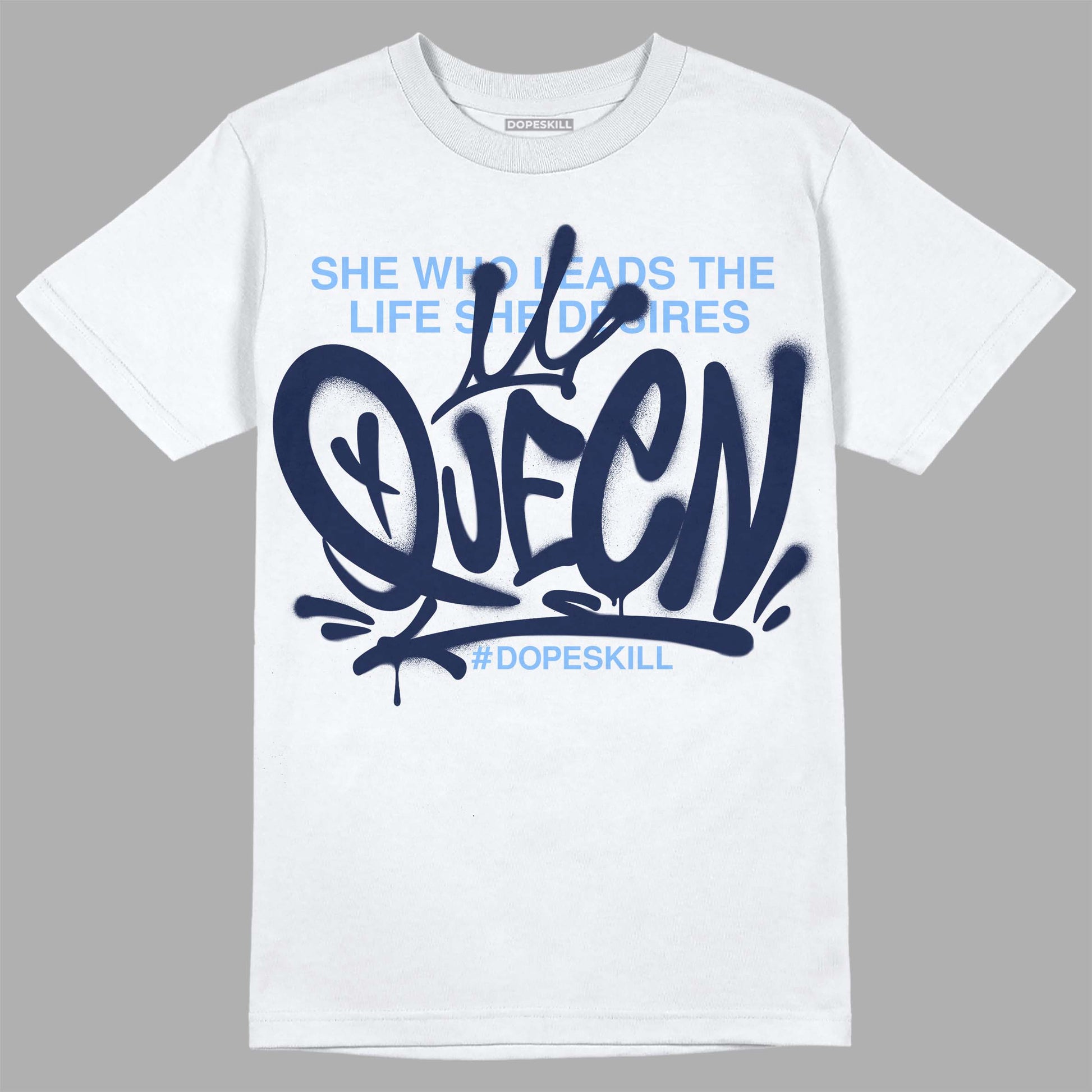 Jordan 5 Midnight Navy DopeSkill T-Shirt Queen Graphic Streetwear